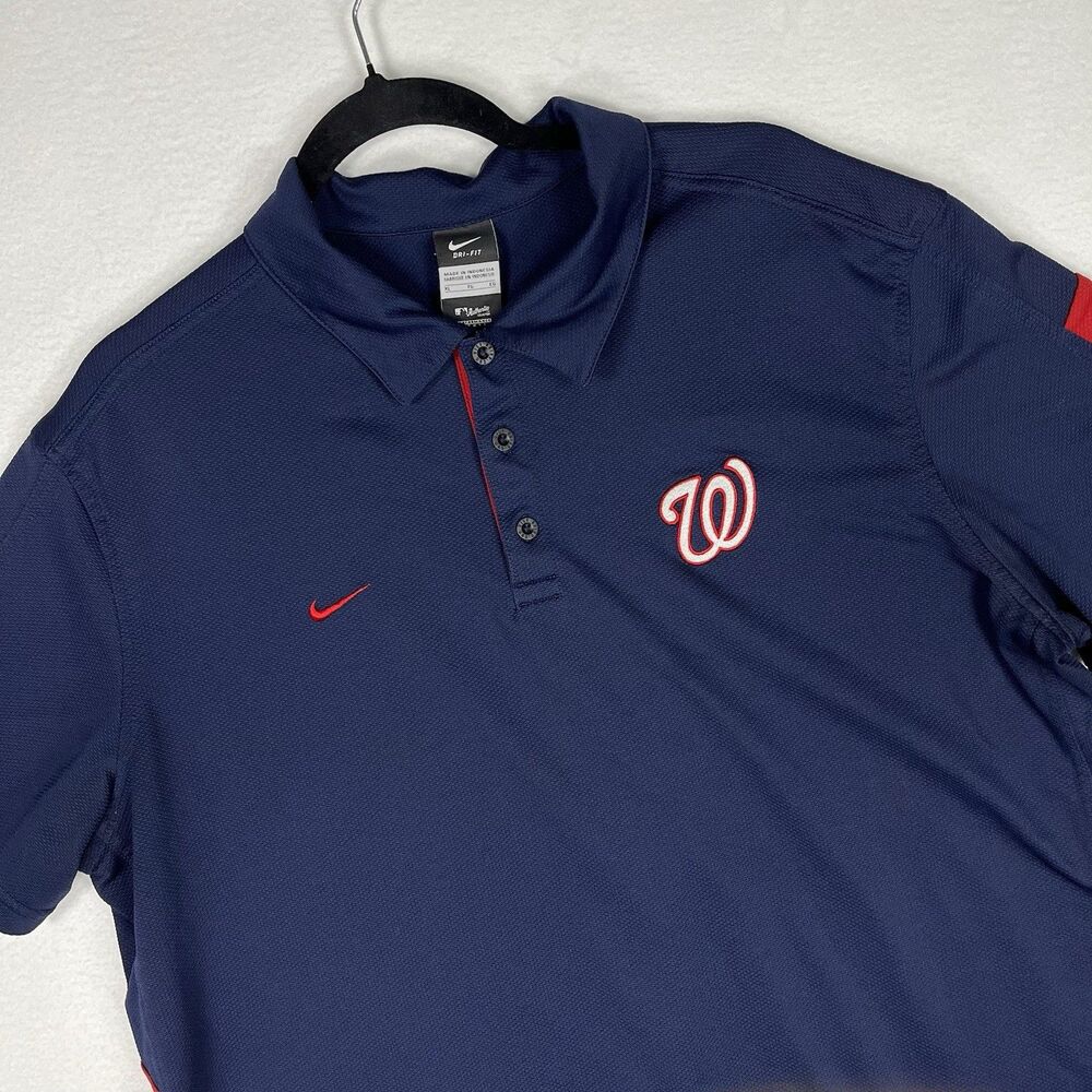 Nike Washington Nationals Dri-Fit Polo Shirt XL